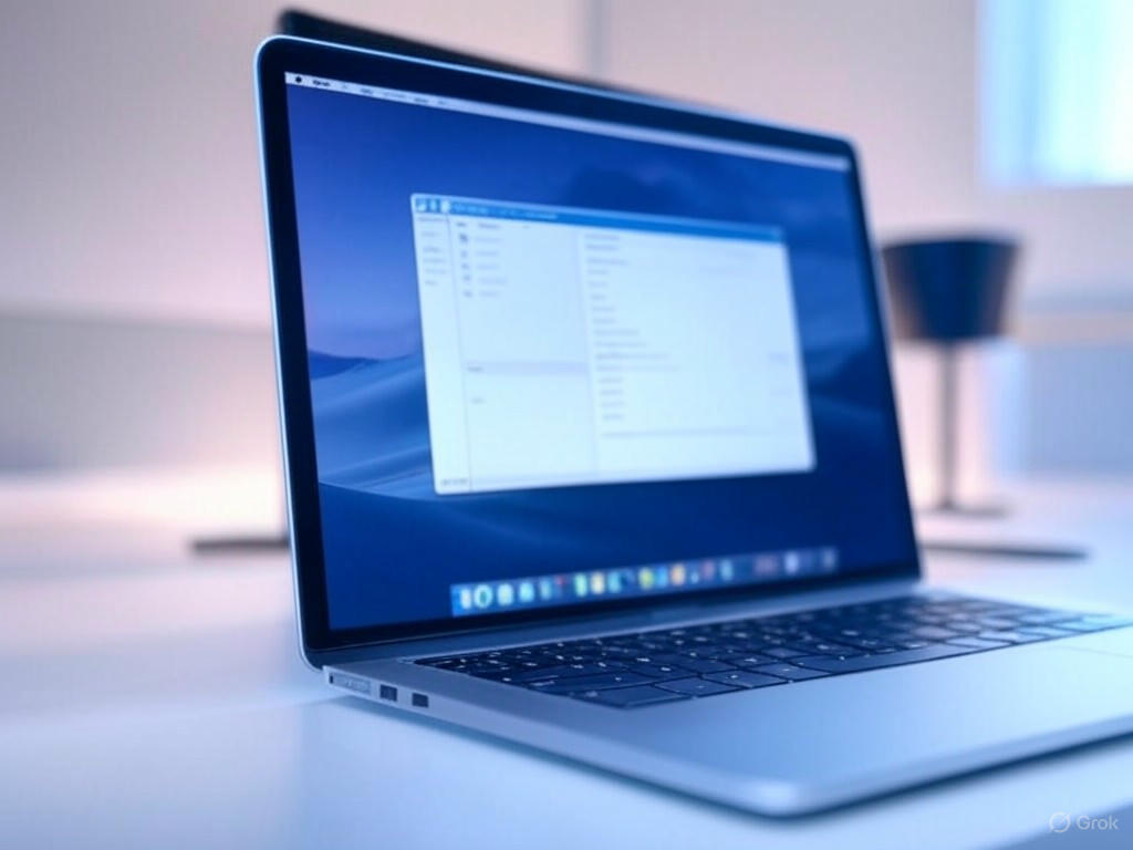 Giao diện Liquid Glass trên macOS Tahoe 26, với thanh Dock và các cửa sổ ứng dụng mang hiệu ứng trong suốt và bóng bẩy.