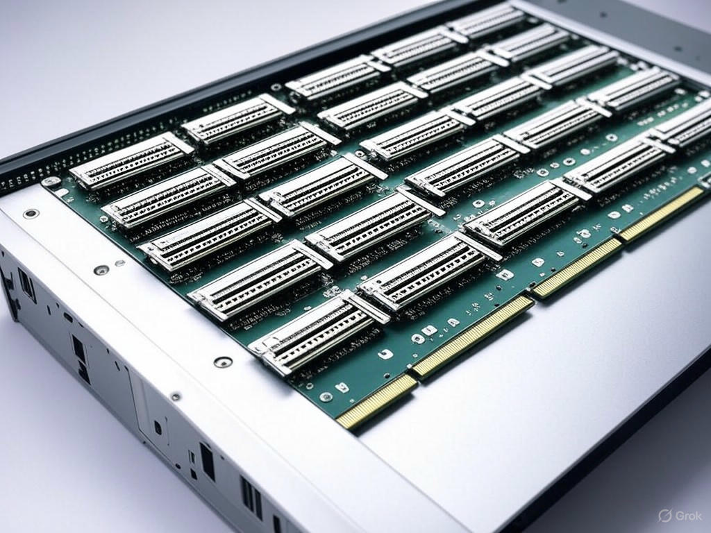 Cận cảnh bên trong máy chủ HPE ProLiant DL360 Gen11, thể hiện các thành phần CPU, RAM và khe cắm mở rộng