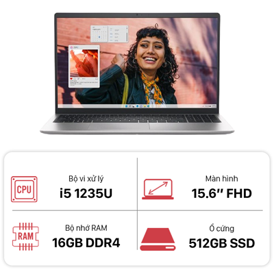 Laptop Dell Inspiron 15 3520 (N5I5052W1)